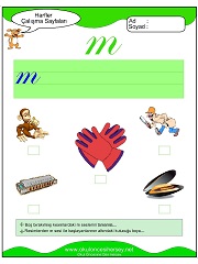 M Sesi Çalışma Sayfaları